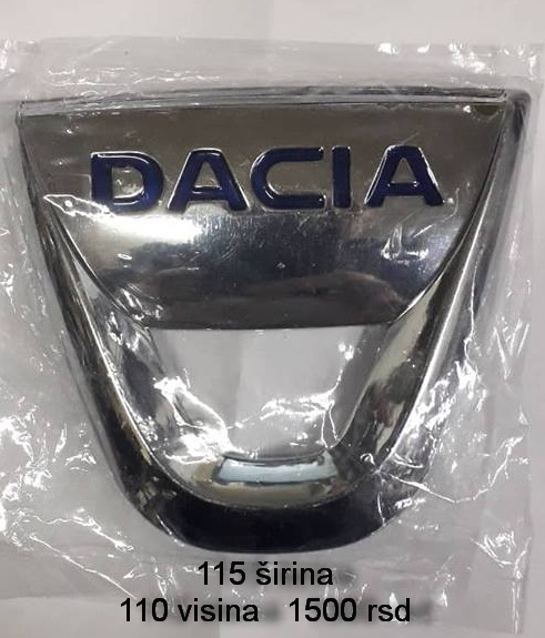 dacia prednji znak tip 1,tip 2